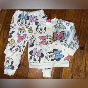 Minnie Mouse sweatshirt and sweatpants set
